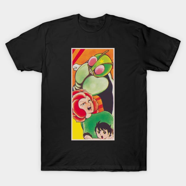 Vintage Kamen Rider T-Shirt by retroworldkorea